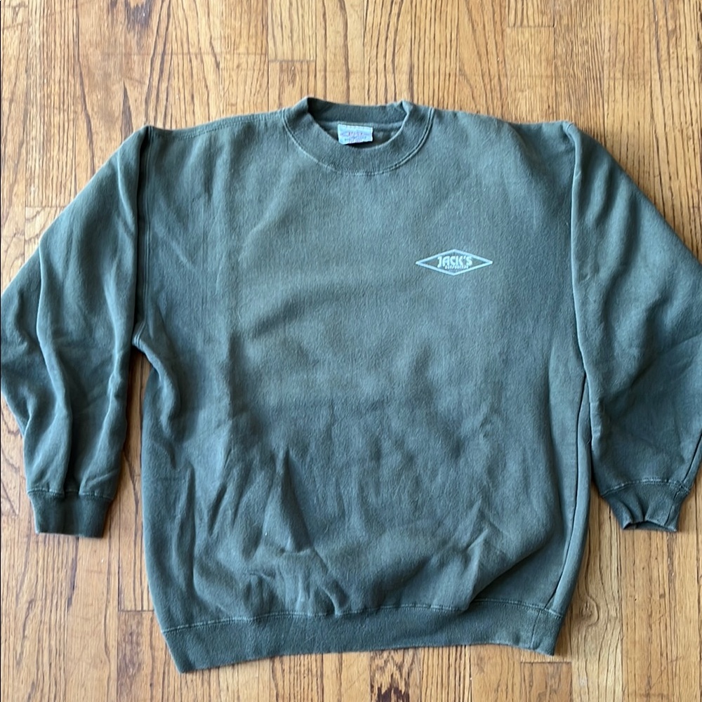 Late 90’s Jack’s Surfboards Green Sweatshirt